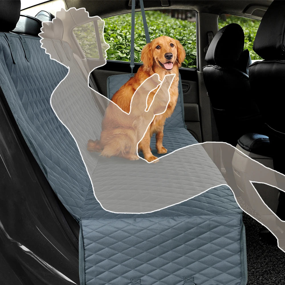 Doggo's Deluxe Drip-Dry Adventure Hammock: The Ultimate Backseat Chill Zone for Pooches on the Go!