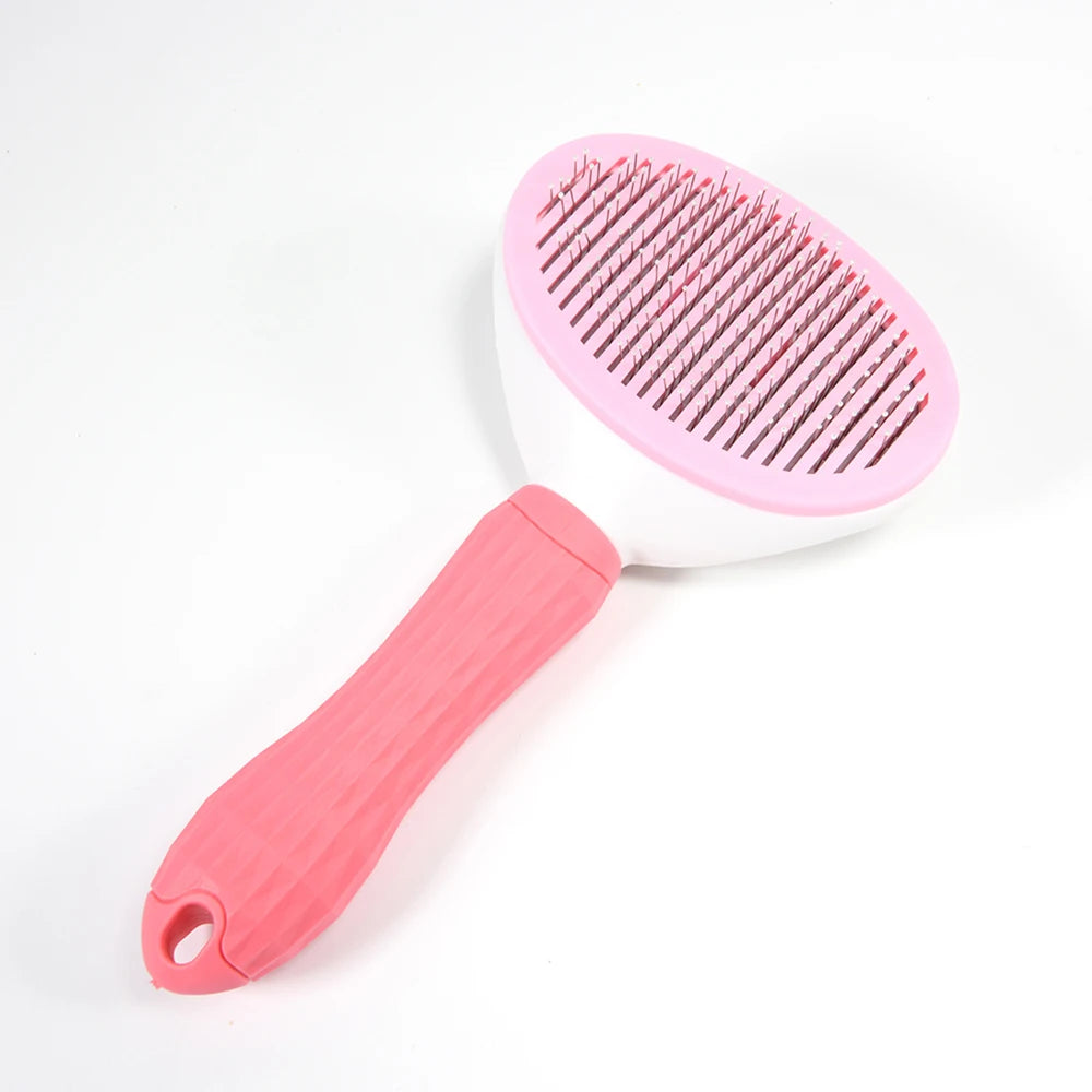 Fur-tastic Fido Fluff Remover: The Stainless Steel Shed-Stopper for Hairy Hounds and Cat-astrophic Kitties!