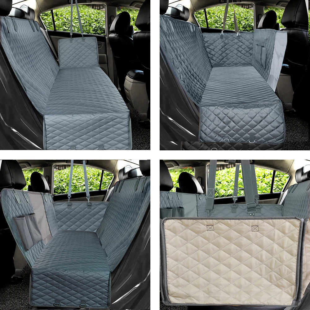 Doggo's Deluxe Drip-Dry Adventure Hammock: The Ultimate Backseat Chill Zone for Pooches on the Go!