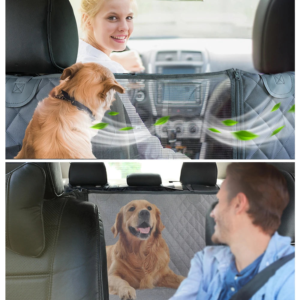 Doggo's Deluxe Drip-Dry Adventure Hammock: The Ultimate Backseat Chill Zone for Pooches on the Go!