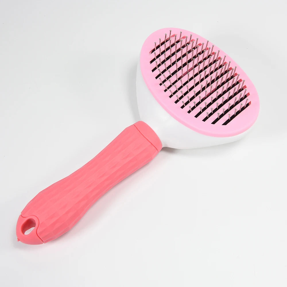 Fur-tastic Fido Fluff Remover: The Stainless Steel Shed-Stopper for Hairy Hounds and Cat-astrophic Kitties!