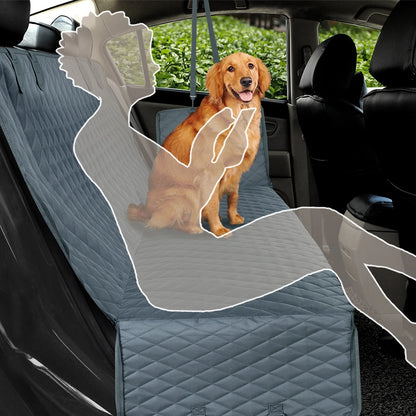 Doggo's Deluxe Drip-Dry Adventure Hammock: The Ultimate Backseat Chill Zone for Pooches on the Go!