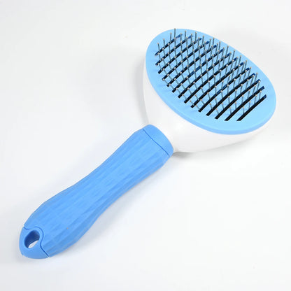 Fur-tastic Fido Fluff Remover: The Stainless Steel Shed-Stopper for Hairy Hounds and Cat-astrophic Kitties!