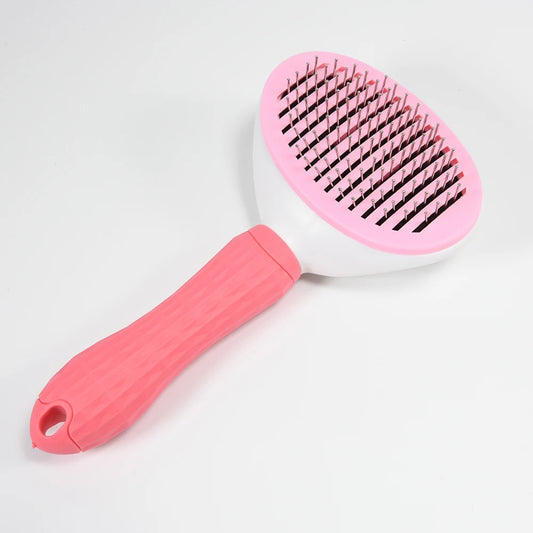 Fur-tastic Fido Fluff Remover: The Stainless Steel Shed-Stopper for Hairy Hounds and Cat-astrophic Kitties!